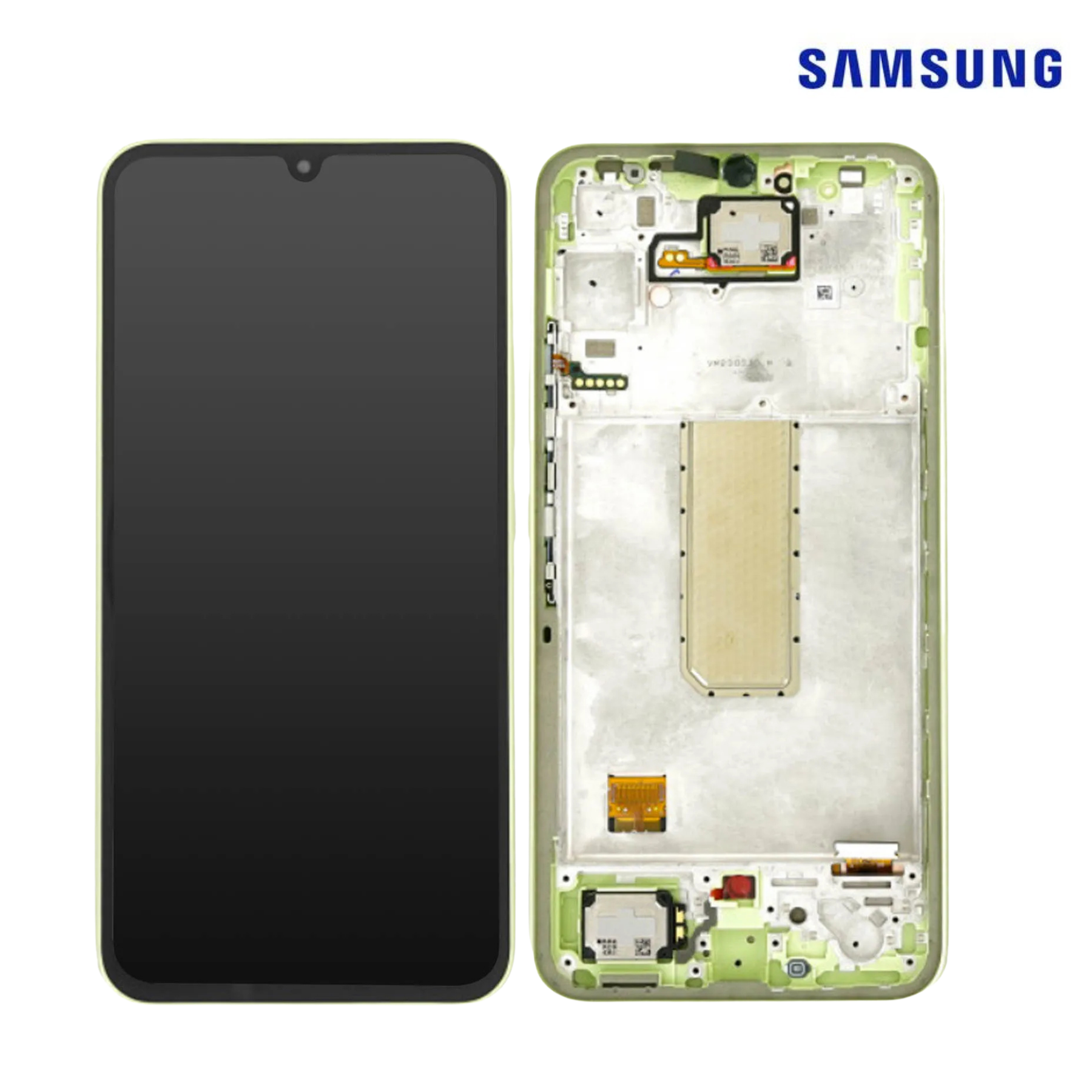 SAMSUNG A22 4G 2021 / SM-A225 BLACK (With Frame) LCD